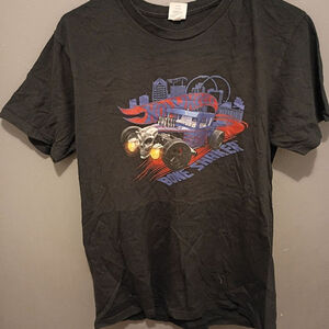 Vintage Hot Wheels Steering Wheel Dash Black T-Shirt
